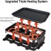 Indoor Grill Smokeless Barbecue with 8 Mini Grill Pans,Non-stick Ractlette Grill